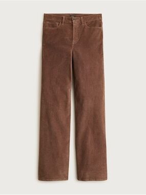 J. Crew Straight Leg Corduroy Pants in Brown